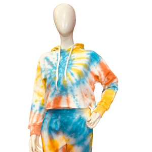 Sudadera con Capucha Personalizada para Mujer, Teñida a Mano, Transpirable, de Algodón y Poliéster, Estilo Casual de Invierno, Sudadera con Capucha Estampada para Mujer - Product Image 6