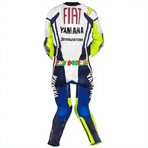 Traje de Carreras MotoCP Ramaha 1 Pieza de Cuero Vacuno/Canguro para Moto/Traje de Motociclismo para Piloto - Product Image 2