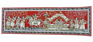 Décoration Murale Artisanale Indienne pour Cérémonies Divines - Origine Orissa - Idéale pour Intérieur et Salon - Product Image 5