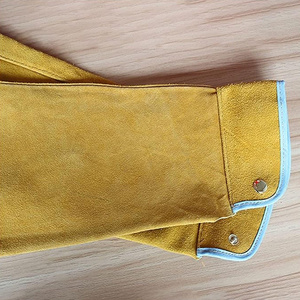 JNM SAFETY Mangas de Cuero de Vaca Resistentes a Altas Temperaturas y Retardantes de Llama para Soldadura, Protector de Brazo Antiescaldaduras - Product Image 4