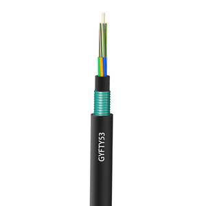 <span class=keywords><strong>Câble</strong></span> optique blindé à double gaine renforcée par FRP GYFTY53, à enroulement direct, 24-144 fibres, monomode G652D - Product Image 1