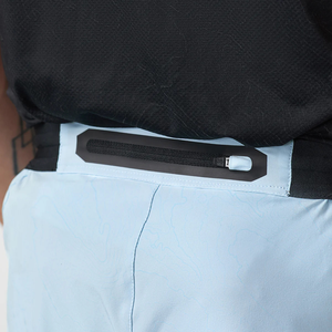Shorts de sport bleu glace pour hommes – Tenue décontractée et athlétique pour la gym, la course et les activités estivales - Product Image 6