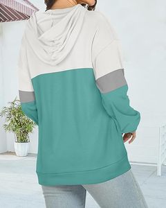 Ensemble sweat à capuche et pantalon de survêtement pour femme en molleton de coton blanc 500 g/m² respirant, personnalisé et de haute qualité avec impression en relief - Product Image 6