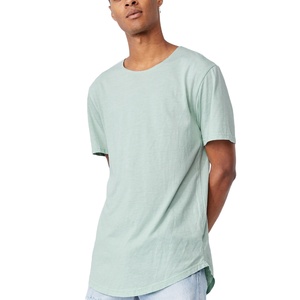 T-shirt col V noir en coton 100% léger, doux, personnalisable, impression sur mesure, vente en gros OEM pour hommes. - Product Image 1