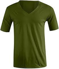 Camisa de Hombre de Lujo con Cuello en V, Tejido Orgánico, Sostenible, Suave, Transpirable, Manga Corta, Estilo Urbano, Ropa Lisa de Fábrica - Product Image 2