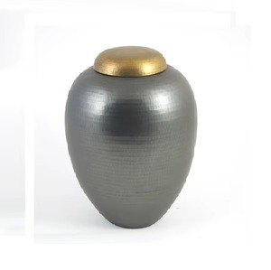 Elegant Aluminum Metal Urn for Human Ashes Classic Style Funeral <b>Memorial</b> Urn for Adults Available at Wholesale Price - Product Image 4