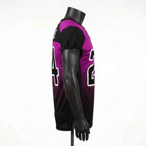 Jersey de Fútbol Americano Transpirable de Diseño Nuevo OEM, Jersey de Fútbol Personalizado de Malla al por Mayor de Alta Calidad - Product Image 2