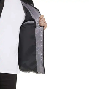 Veste matelassée à capuche pour homme, alternative au duvet, chaude, pour l'hiver, vêtement d'extérieur décontracté - Product Image 2