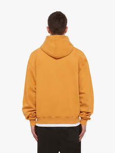 Sudadera con Capucha de Forro Polar Amarillo Mostaza para Hombre, de Alta Calidad, con Cierre de Cremallera, 100% Algodón, Ecológica, Estilo Urbano, Informal para Invierno - Product Image 2