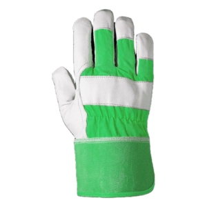 Guantes de Trabajo de Cuero Vacuno Resistentes al Calor, para Uso Industrial, con Forro de Algodón, para Soldadores - Product Image 3