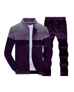 Ensemble de vêtements de sport d'hiver décontractés pour hommes personnalisés par OEM joggeurs à capuche respirants vêtements de sport grande taille 2 pièces survêtement de course décontracté - Product Image 1