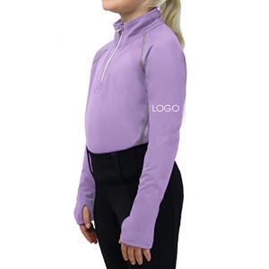 Camisetas Ecuestres Personalizadas de Fábrica para Mujer, Tops de Alta Calidad, Camiseta Interior para Montar a Caballo, Camisetas para Mujer, Ropa Ecuestre - Product Image 5