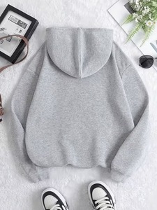 เสื้อฮู้ดซิปผู้หญิงผ้าฝ้ายพรีเมียม ขายส่ง เสื้อสเวตเชิ้ตแบบลำลอง - Product Image 5