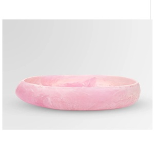 Tazón de Resina Epoxi Pulido Ecológico de Color Marrón para Múltiples Usos |   Recipiente para Ensaladas y Frutas Hecho a Mano, Vajilla para el Hogar - Product Image 3