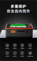 Chargeur intelligent HOTA T8 650W 22A 1-8S LiPo DC 35V avec testeur de signal PWM PPM SBUS et chargeur de poche pour drone FPV et avion RC