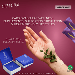 OEM Daily Vitality Heart Wellness Suplemento Bolsitas Etiqueta privada Adulto Botánico Polvo Equilibrio Cardiovascular Circulación - Product Image 3