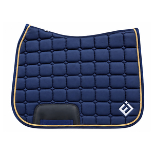 Tapis de selle tout usage bleu matelassé avec sangle de transport pour l'entraînement équestre - Product Image 4