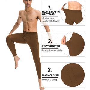 Leggings Deportivos para Hombre, Transpirables, de Tela Suave y Elástica, para Correr, Ciclismo, Fitness y Entrenamiento - Product Image 4