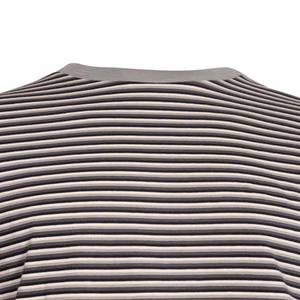 T-shirt pour homme noir, gris, blanc, à rayures épaisses, nouvelle collection 2026, col rond, manches courtes - Product Image 5