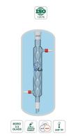 Condenseurs Allihn en verre borosilicate 3.3 (Condenseurs à bulbe) BIOLAB OEM, embout de condensation, colonne chauffante à bulbe Liebig fusionné
