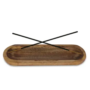 Porta Incienso de Madera Natural, Hecho a Mano, a Precio Económico, para el Hogar, Templo o Oración - Product Image 6