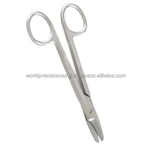 Ciseaux de dissection Sistrunk en acier inoxydable chirurgical, à pointe arrondie, lame droite ou courbée, 5,5 pouces, premiers secours - Product Image 5