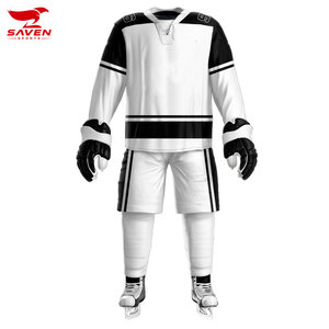 Uniformes de hockey sur glace de haute qualité, différents designs, nouveau style, broderie personnalisée, fabricants professionnels d'uniformes de hockey sur glace - Product Image 2