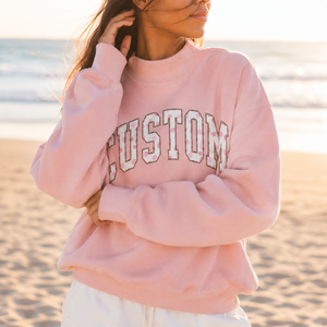 Custom Women's Plus Size Oversized <b>Mock</b> <b>Neck</b> Sweatshirt Custom Logo with Polka Dot Fill Outline Print Casual Pullover <b>Top</b> - Product Image 1