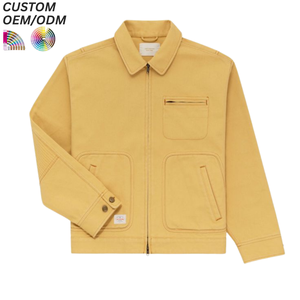 <b>Custom</b> Vintage Winter Casual Oversized Washed <b>Denim</b> <b>Jacket</b> Washable & Quick Dry Unisex OEM/ODM Supported for Wholesale Supply - Product Image 1