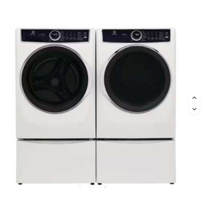 LATEST Portable Electric Dryer Set with <b>Storage</b> <b>Drawer</b> Pedestal <b>White</b> 2-Year Warranty - Product Image 3