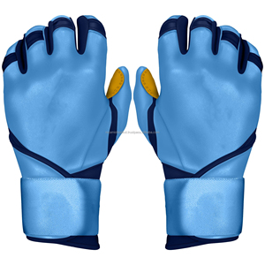 Gants de frappeur de baseball en cuir premium, écologiques, avec poignet flexible, tissu respirant, paume rembourrée, personnalisables avec étiquette privée - Product Image 6