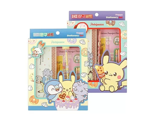 Trousse de Papeterie Pokémon Happy : Crayon, Gomme, Taille-crayon – Fournitures Scolaires Essentielles pour Enfants, Cadeau Mignon pour Étudiants, Thème Anime Dessin Animé - Product Image 1