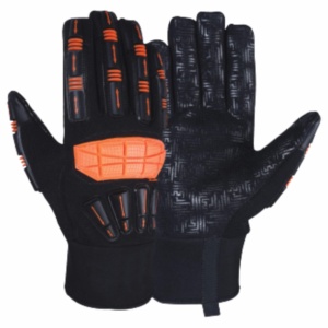 Amara High Quality Mechanic Work Gloves CE Certified Nomex Lining Elastic Wristband Synthetic Leather Smooth Safety Gloves - Product Image 1