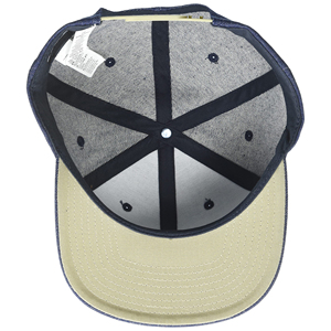 Casquette de baseball unisexe à 6 panneaux, ajustée, en tissu denim uni, décontractée, pour adulte, noire, 58-60 cm - Product Image 4