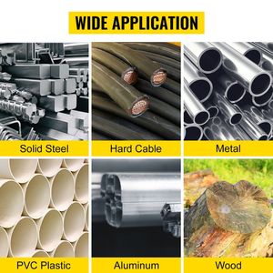 Scie à ruban sans fil portable 110 V avec capacité de coupe de 5 pouces, base en acier allié amovible et vitesse variable, scies électriques portatives - Product Image 6