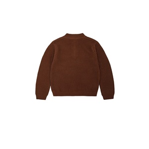 Pull en tricot imprimé pour tout-petits garçons et filles, à manches longues, col rond, épais, chaud, anti-plis, anti-bouloches, anti-rétrécissement, mélange tweed, collection automne - Product Image 6