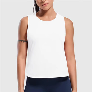 Débardeurs de sport pour femmes, débardeurs de fitness, débardeurs d'entraînement en tissu à séchage rapide pour les salles de sport américaines, personnalisation de marque en gros - Product Image 1