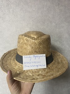 Chapeau Sombrero en Herbe Naturelle Rayé Brodé à la Main Style Vintage pour Sports, Ski, Cyclisme, Fête Mexicaine, Travail à la Ferme - Unisexe Adulte - Product Image 3