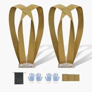 Sistema di Sollevamento e Trasporto per 2 Persone, Capacità 450 kg, 2 Imbracature con 1 Cinghia di Carico, Cinghie per Trasporto - Product Image 1