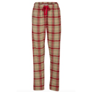 Pijama de cuadros de franela de Reno para mujer, ropa de calle transpirable y cómoda para mujer - Product Image 1