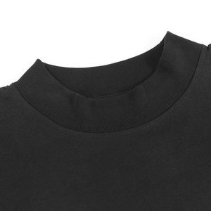 High Quality Comfortable Cotton Oversized T-shirt 350 GSM Streetwear Custom Logo Tee Fit Blank Men and women Cropped Boxy <b>TShirt</b> - Product Image 3