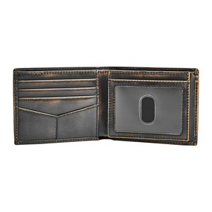 Custom Private Label Genuine Leather AirTag Wallet Secure Tracking Men Purse Bulk Hot Selling Smart Pop <b>Up</b> Leather Wallet Slim - Product Image 4