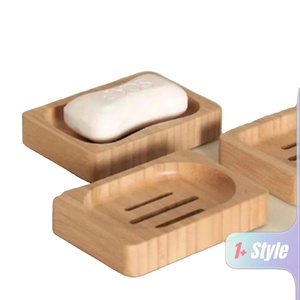 High Quality Eco-Friendly Wooden <b>Soap</b> <b>Dish</b> Modern Portable Design Luxury Style Safe for Home Use Premium Look Export Quality - Product Image 1