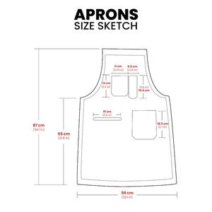 Étui professionnel en cuir et toile durable avec fermeture éclair, réglable à porter en bandoulière, pour outils et équipement de chef, barista, barbier, charpentier, atelier - Product Image 3