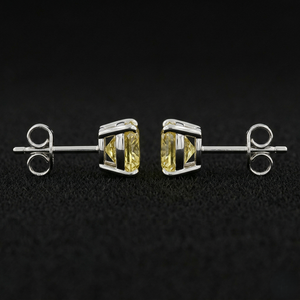 Pendientes de Diamantes, Joyería Fina, Piedras de Corte Brillante con Alto Pulido, Diseño Elegante y Ligero para Mujer, Uso Diario, Regalo de Boda - Product Image 2