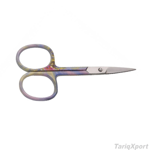 Compact Stainless Steel <b>Cuticle</b> <b>Scissors</b> Square Handle Sharp Lightweight Reusable Travel Nail Care Tool - Product Image 3