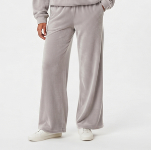 <b>Women</b> Plus Size Breathable Hip Hop Fleece <b>Velour</b> Hooded <b>Tracksuit</b> Full Sleeve Regular Fit Elastic Waist Pullover Winter Wear - Product Image 6