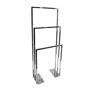 Porte-serviettes en métal de grande capacité pour salle de bain, organisateur de sol avec design minimaliste moderne et base stable - Product Image 6