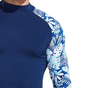 Most-Demanded Adult <b>Men's</b> Eco-Friendly 100% Polyester Rash Guard with Custom Logo Design High Quality Full Sleeve One-Piece - Product Image 6