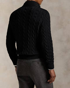 Pull en maille respirant 100 % coton pour homme, tendance, pour un style streetwear, chaud, doux, décontracté au quotidien - Product Image 4